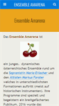 Mobile Screenshot of ensemble-amarena.com